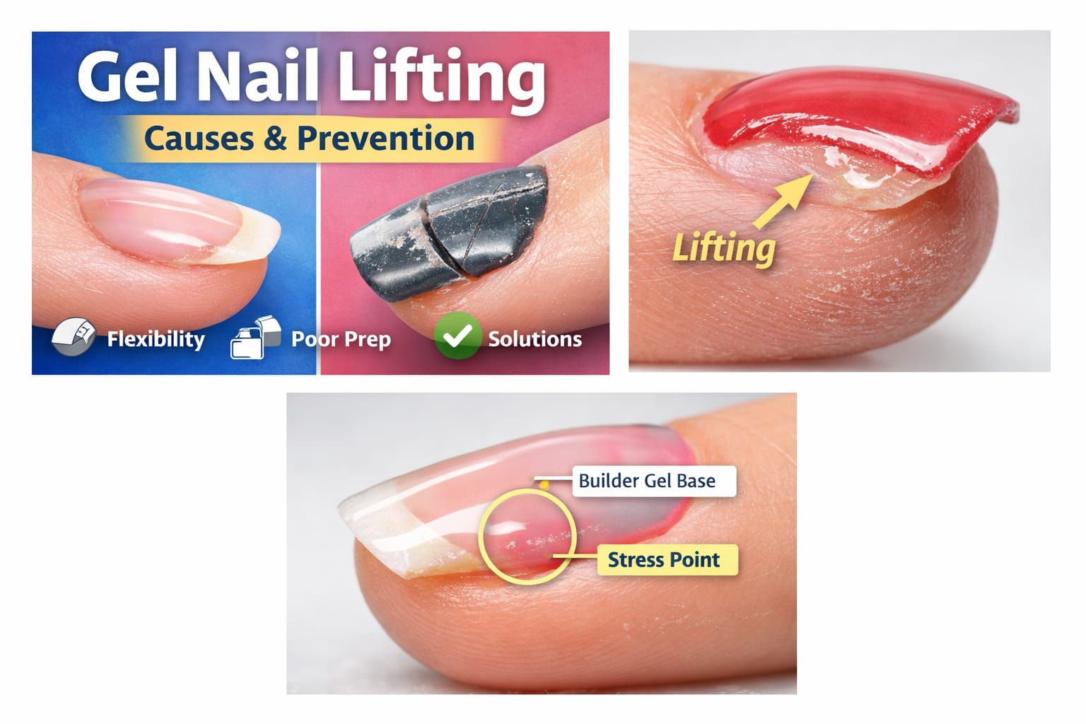 gel nail lifting causes and prevention